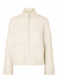 SLFSIA ZIPPER CARDIGAN  - Cardigan - birch