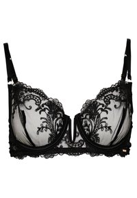 MARSEILLE BRA - Modrček s kostjo - black