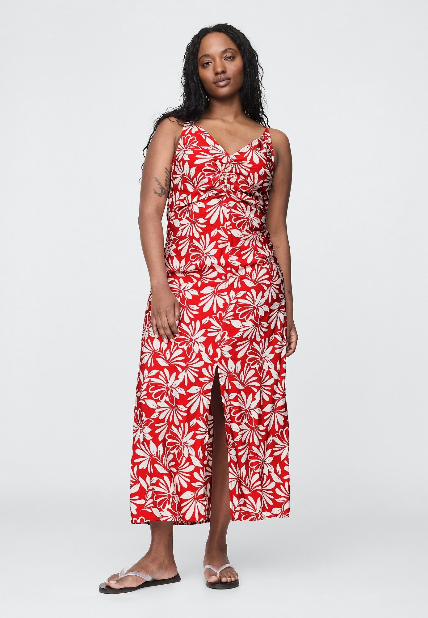 hot pink strapless maxi dress Eden Strapless Maxi Dress