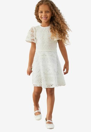 Lipsy FLUTTER SLEEVE REGULAR FIT - Vestito elegante - ivory