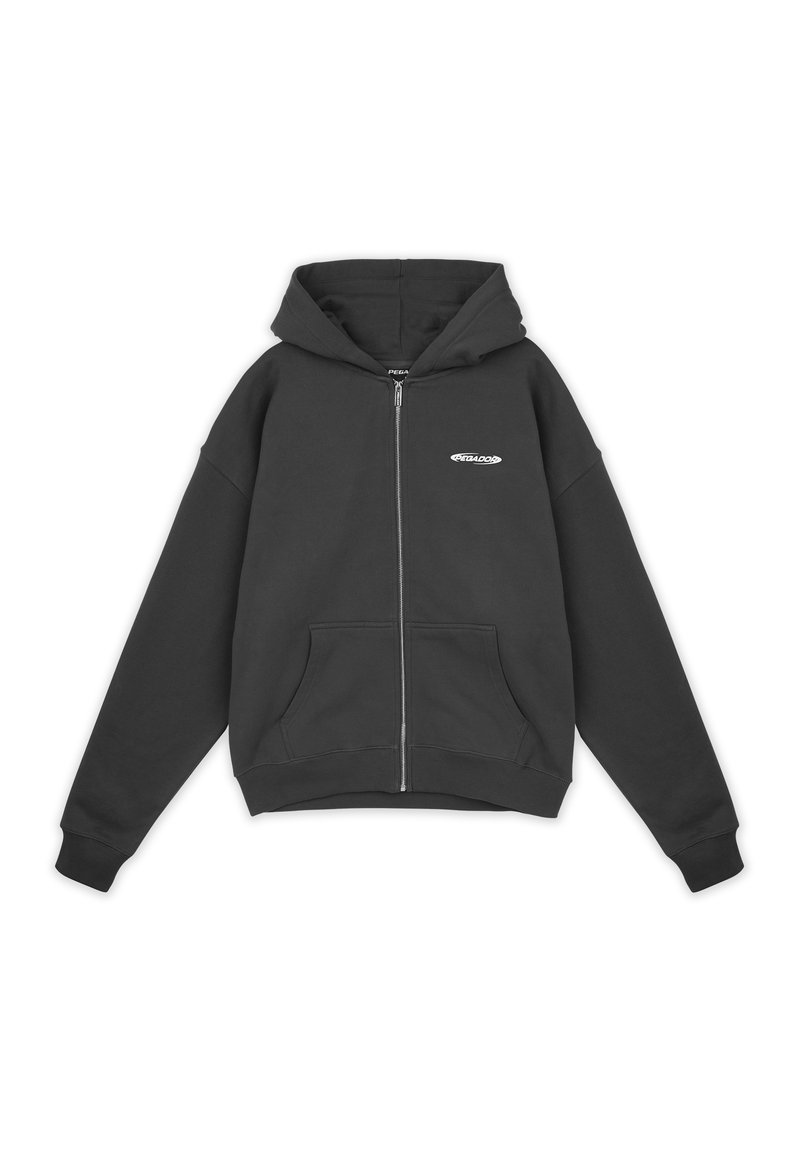 Pegador Sweater met rits gunmetal