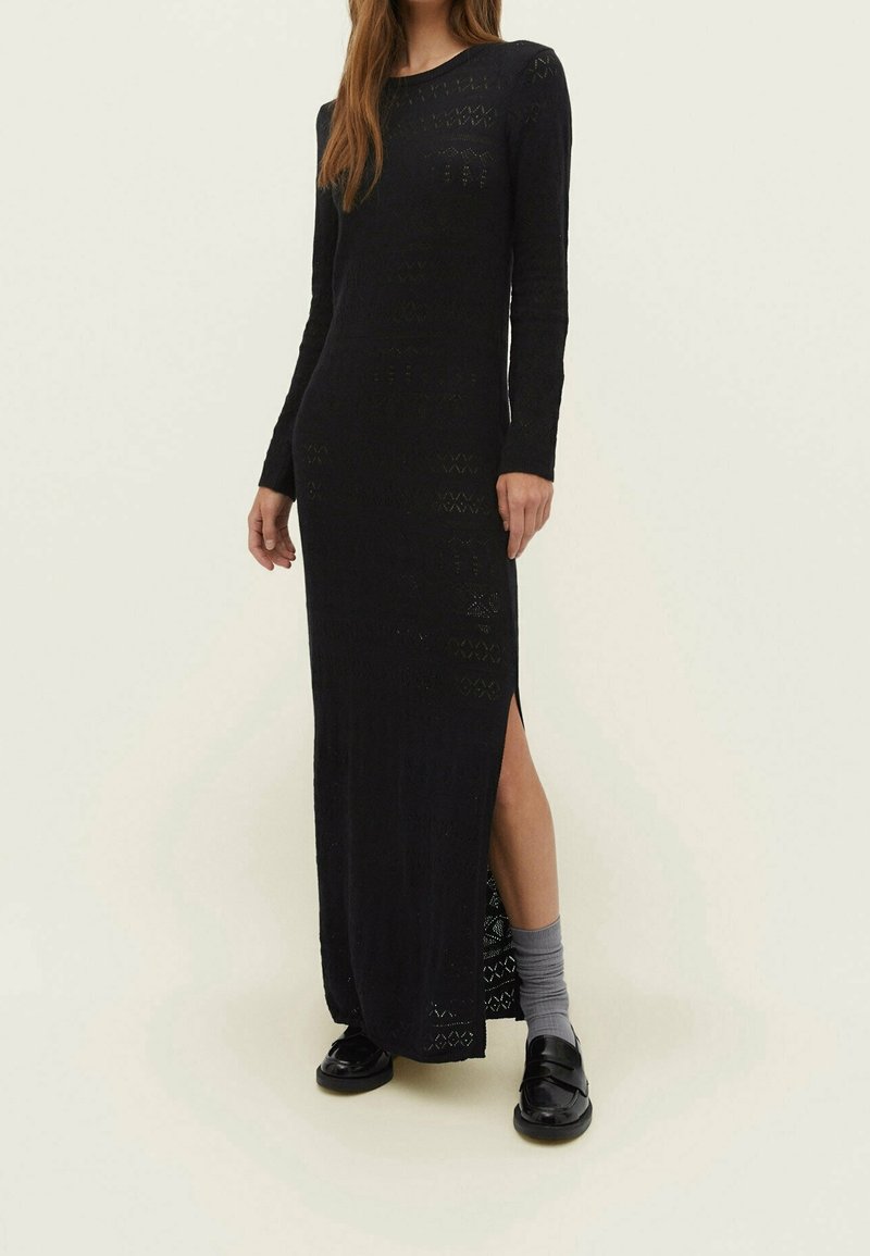 Stradivarius Vestito lungo - black