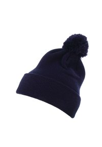 CUFFED POM POM - Bonnet - navy