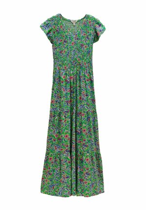REGULAR FIT - ESME SHIRRED - Rochie maxi - green