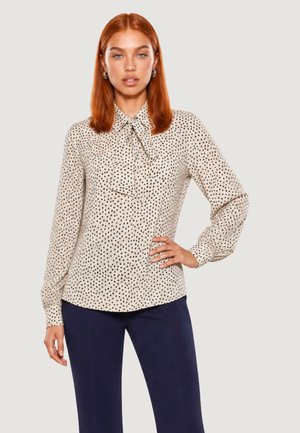I AM, BLUSA POIS FIOCCO 9060 - Blusa - sour-cream