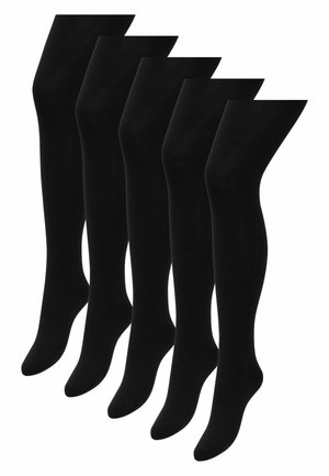 5 PACK REGULAR FIT - Collants - metallic black