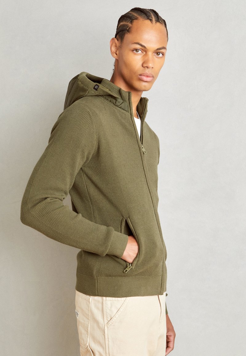 INDICODE JEANS Cardigan - olive