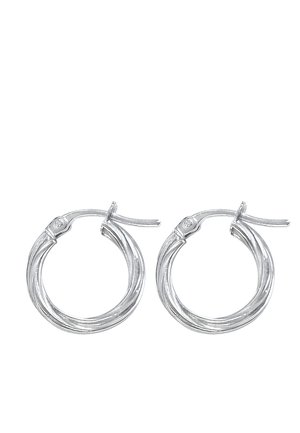 TWISTED HOOPS - Ohrringe - weiß