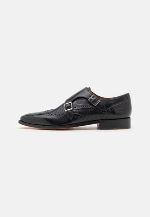 Mocassins de ville - mottled black
