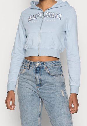 Sudadera con cremallera - light blue