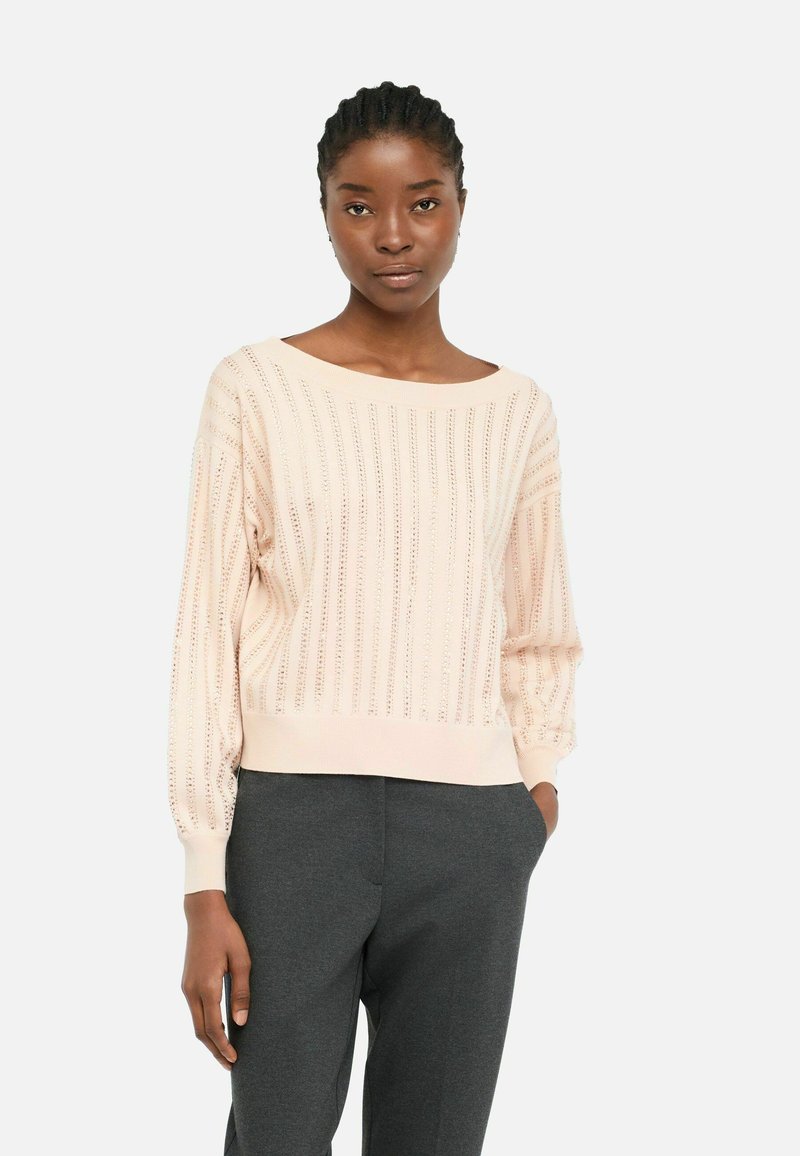 LIU JO WITH GEMSTONES - Džemper - beige