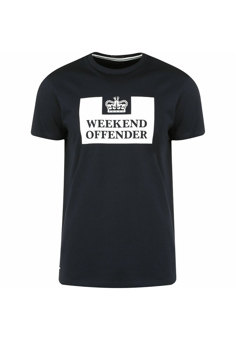 Weekend Offender PRISON - T-shirt imprimé - navy