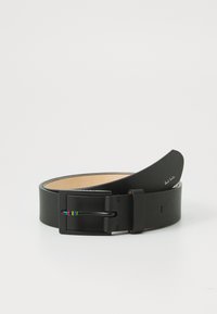 MEN BELT STRIPE BUCKLE - Vöö - black