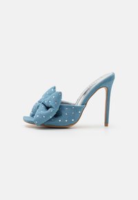 ANNIKA - Heeled mules - light denim blue