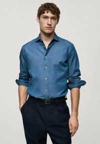 Mango - Shirt - blue Thumbnail Image 1