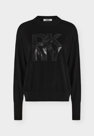 DKNY, CROC PATCH LOGO  - Φούτερ - black