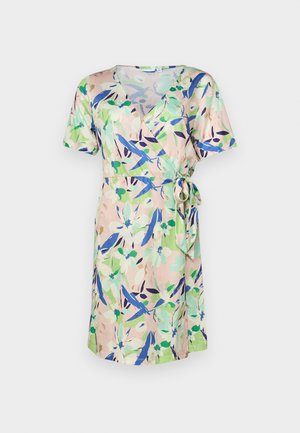 VILA, VINATALIE WRAP DRESS - Vestido informal - misty rose