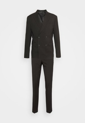 PLAIN MENS SUIT SET - Uzvalks - black