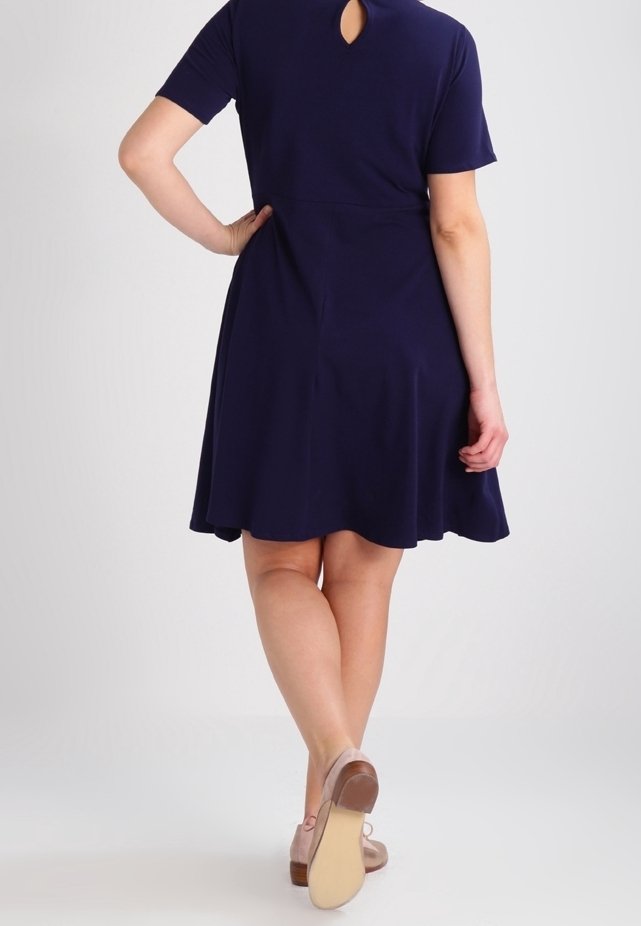 princess polly baby blue dress Dorothy Perkins Curve Jersey dress - dark blue - (Pre-owned)