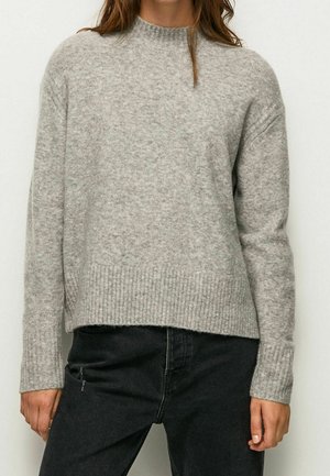 Strickpullover - light grey