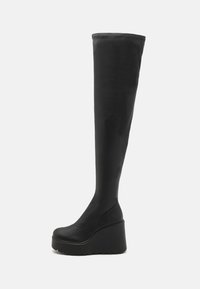 Even&Odd Wide Fit WIDE - Platform csizmák - black