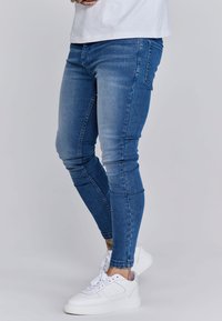 SIKSILK - Slim fit jeans - washed blue Thumbnail Image 1