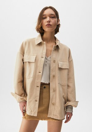 BASIC WITH BUTTONS - Lehká bunda - off white