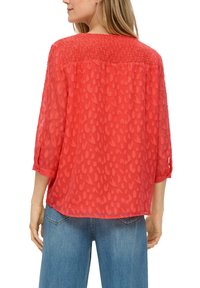 s.Oliver MIT SMOK DETAIL - Blouse - hellorange
