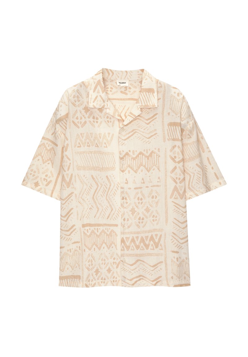 PULL&BEAR Overhemd beige