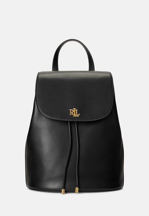 Lauren Ralph Lauren LEATHER MEDIUM WINNY BACKPACK - Rucsac - black