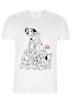 101 DALMATIANS DOG PILE UNISEX - T-shirt z nadrukiem