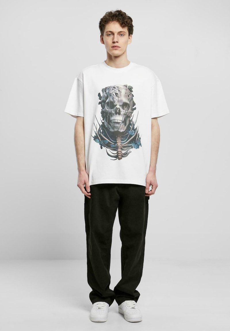 Forgotten Faces ERODED HEAVY - Apdrukāts T-krekls - white