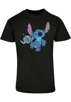 DISNEY HERREN LILO  STITCH HYPNOTIZED  - T-shirt imprimé - schwarz