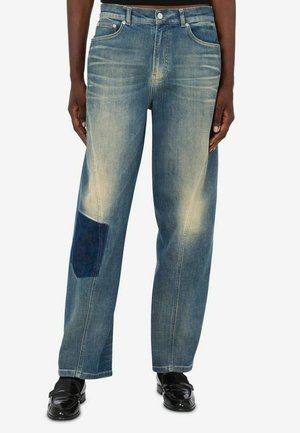 MOSCHINO JEANS, DENIM PANTS - Jeans a sigaretta - dark denim