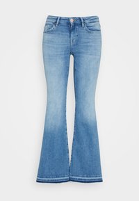 ONLTIGER WIDE FLARED - Široké džíny - light blue denim