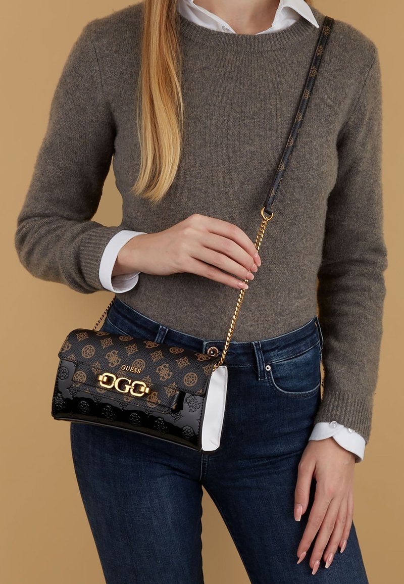 Guess Sac bandouli?�re - schwarz/noir - ZALANDO.FR