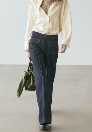 Wijde jeans - dark blue