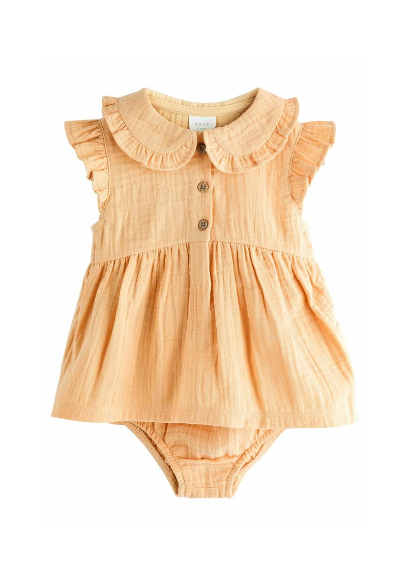 Next SET REGULAR FIT - Skjortklänning - yellow woven