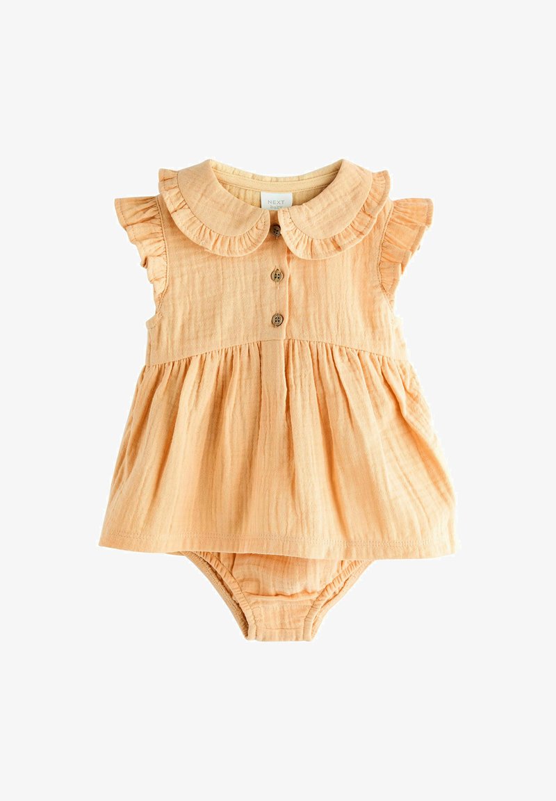 Next SET REGULAR FIT - Skjortklänning - yellow woven