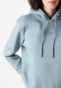 Calvin Klein Jeans INSTITUTIONAL GRAPHIC  HOODIE - Felpa - lead