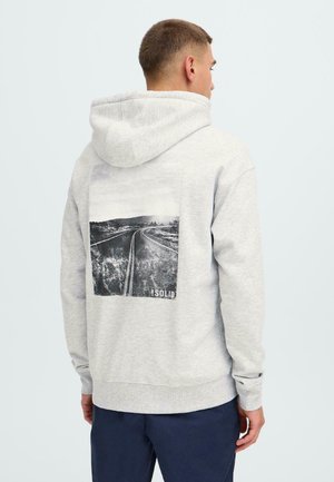 DIX - Kapuzenpullover - light grey melange
