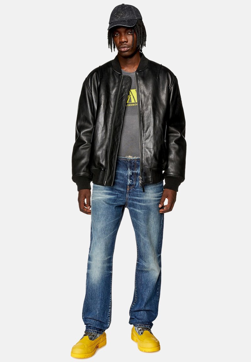 Diesel Straight leg jeans donkerblauw Diesel Straight leg jeans donkerblauw