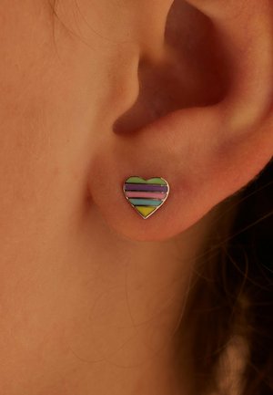 Lucardi, STATEMENT UNISEX - Boucles d'oreilles - silver-coloured no stone