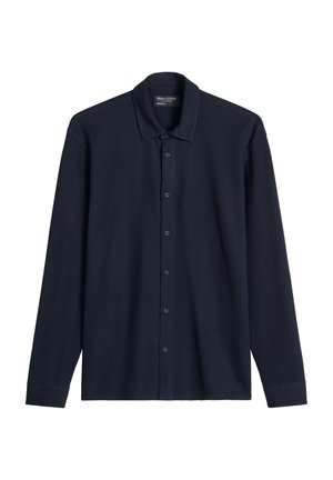 Marc O'Polo, MARC O'POLO DFC JERSEYHEMD REGULAR MIT FEINER RIPPSTRUKTUR   - Shirt - dark navy