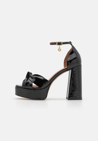 High heeled sandals - noir