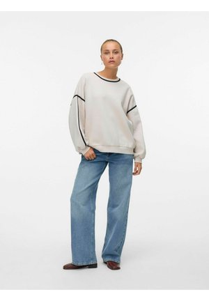 VMSHIRLEY O NECK - Sweatshirt - pumice stone
