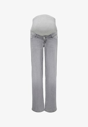 ONLY MATERNITY, OLMMADISON BLUSH WIDE - Jeans Straight Leg - grey denim