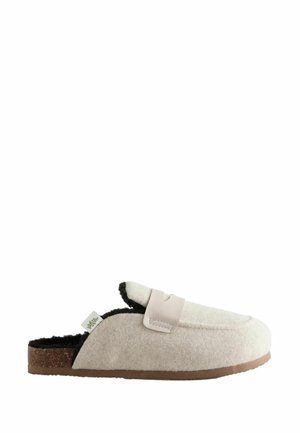 Pantolette flach - neutral