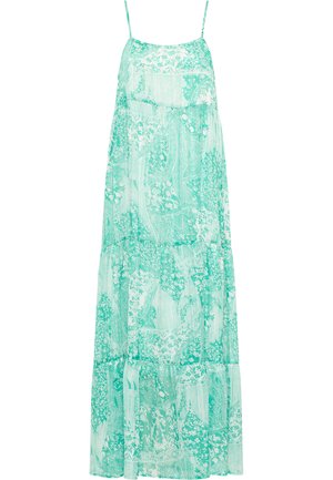 IZIA, GAYA - Robe longue - grün weiss