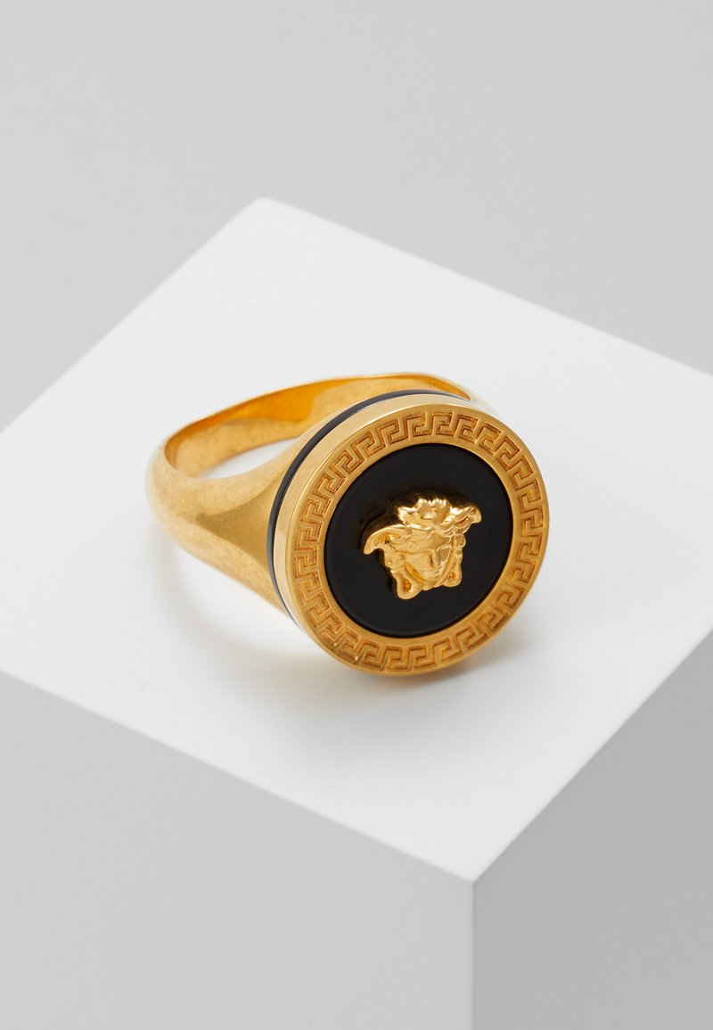 Versace UNISEX Ring nero/oro tribute/goldfarben Zalando.at